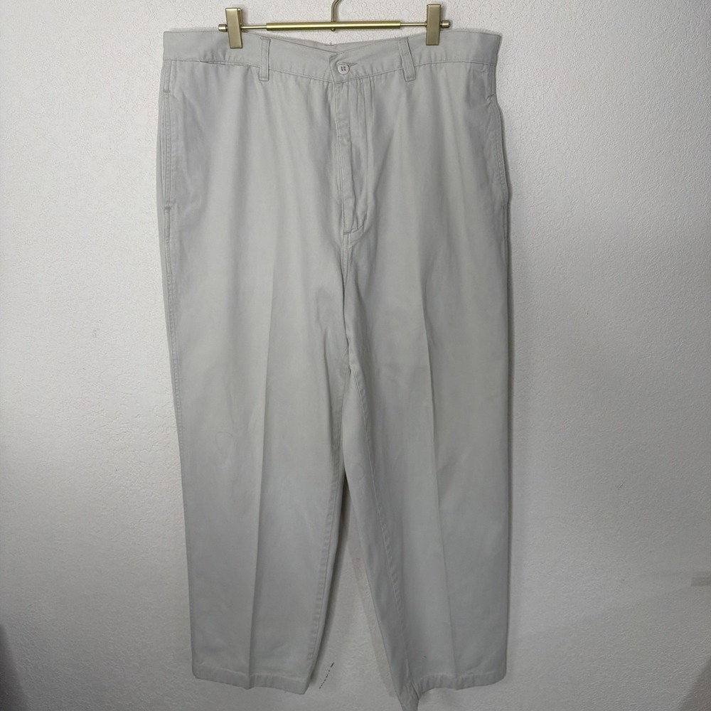 Britches Pants Mens  35x30 Cream Golf Cotton‎ Stretch Chino Outdoors